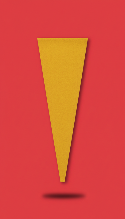 Stadium Yellow Pennant Scarf